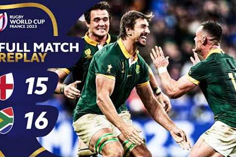 Springboks edge epic semi-final | England v South Africa | Rugby World Cup 2023 | Full Match Replay