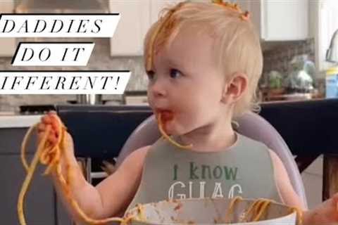 Daddies Do It Different!  #shorts #fathersday #parenting #funny