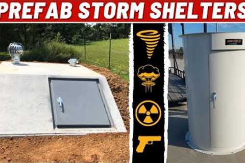 5 Prefab STORM SHELTERS to protect yourself and your family