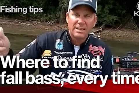 How to locate and catch bass in the fall - what to look for - with Kevin VanDam