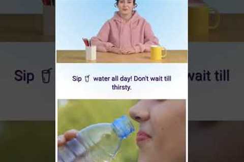 Stay Hydrated 👍. Stay healthy 😁. #health #hack #happy #life #fyp