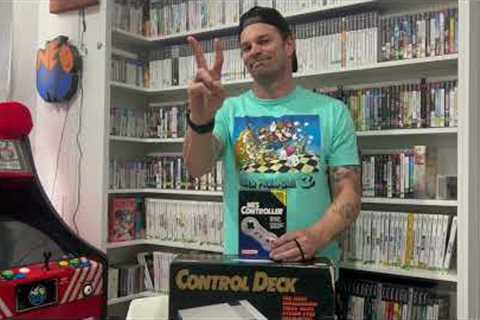 Huge game haul gift: unboxing game collection donation.