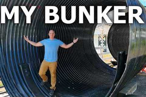 I'm Building a Backyard BUNKER Part 1 - THE BIG TUBE