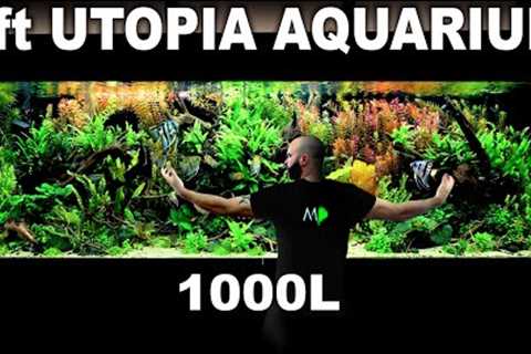 The 8ft Utopia Aquarium: EPIC 1000L Build over 300 Fish (Aquascape Tutorial)