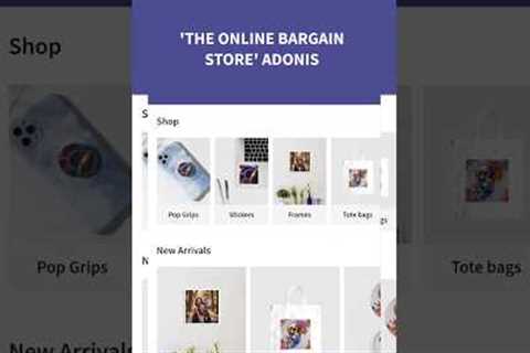 BARGAINING IN ONLINE SHOPPING? Introducing ADONIS. THE ONLINE BARGAIN STORE. #shorts #onlineshopping