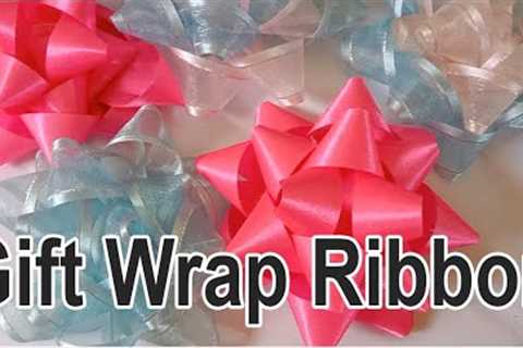 DIY/ RIBBON / WEDDING GIFT WRAP