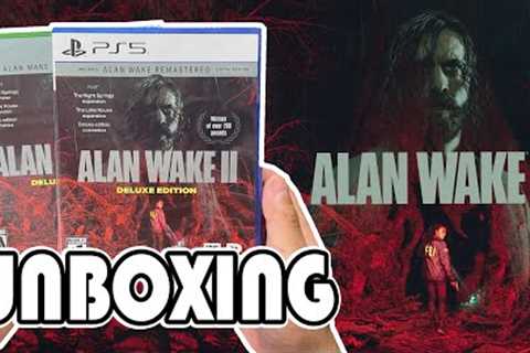 Alan Wake II Deluxe Edition (PS5/XSX) Unboxing