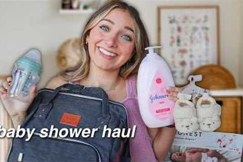 Baby Shower Haul (First Time Mom)