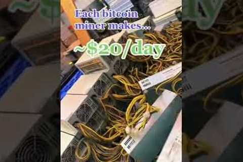 How much Money does a Multi Million Dollar Bitcoin Mining Facility Make?