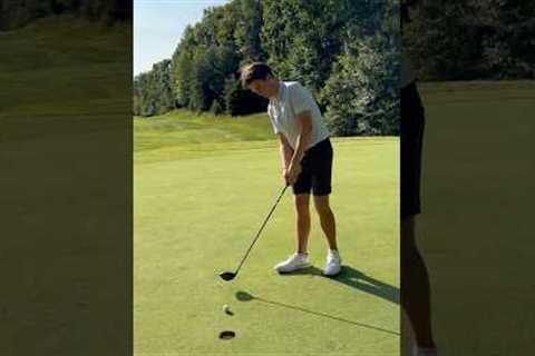 Driver Only! But She Starts On The Green, Who Wins? #golf #shorts