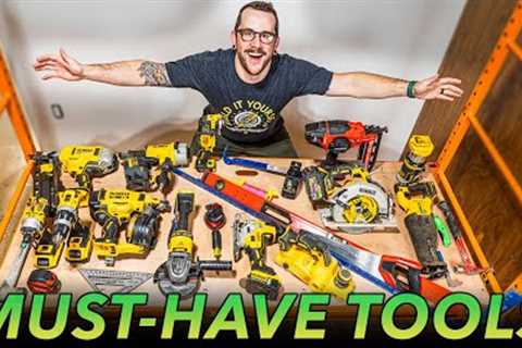 23 MUST HAVE Construction Tools For BEGINNERS Building A Tiny House