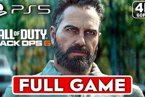 CALL OF DUTY BLACK OPS 6 Gameplay Walkthrough Campaign FULL GAME [4K 60FPS PS5]