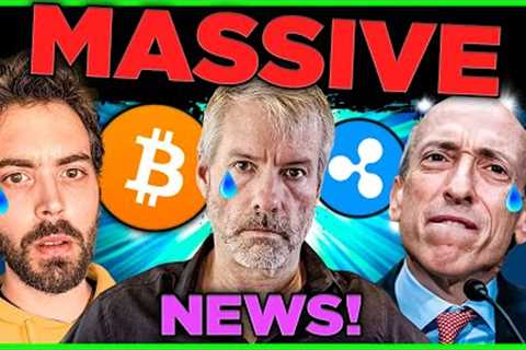 MASSIVE CRYPTO NEWS - Michael Saylor Makes BIG Mistake! Gary Gensler is DONE!