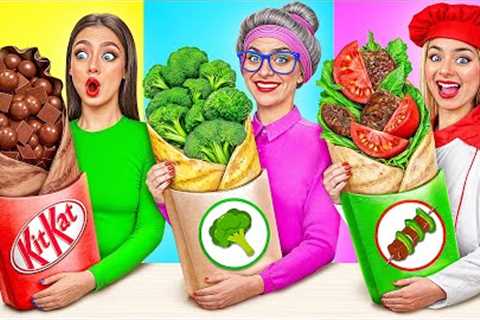 Me vs Grandma Cooking Challenge | Fantastic Food Hacks by Multi DO Challenge