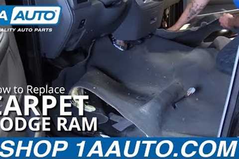 How to Replace Carpet Quad Cab 03-08 Dodge Ram 1500