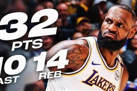 LEBRON JAMES TAKES OVER - 32-PT TRIPLE-DOUBLE 👑 🔥 | October 26, 2024