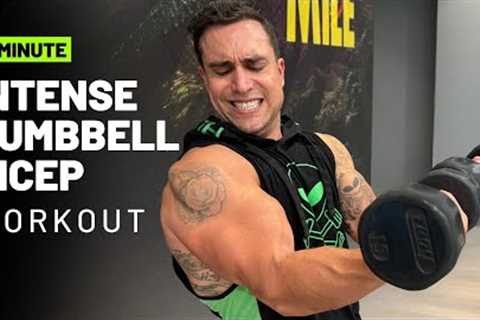 Intense 5 Minute Dumbbell Bicep Workout #3
