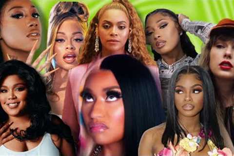 Nicki RE-ENTERS TOP 10Meg CANT CHART!JT GRAMMYS!Tay #1!FLO GRAMMY!Bey DREW IN MILLS!