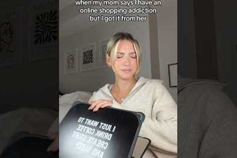When my mom says I have a shopping addiction… #shorts #shopping #addiction #onlineshopping  #online