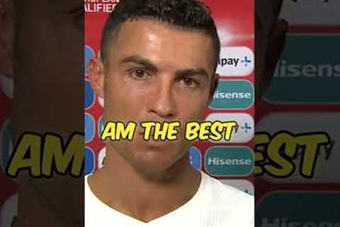 Ronaldo Acknowledges:- Messi is the Best Player 😱 || Must Watch #shorts #ronaldo