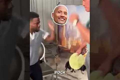 The Rock and Kevin Hart tortilla slap challenge