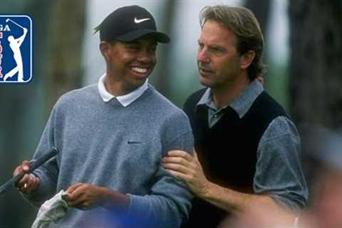Tiger Woods and Kevin Costner's extended highlights | 1997 Pebble Beach