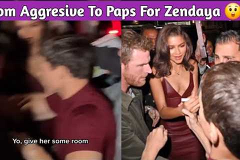 Tom Holland Protectively Pulls Zendaya Away from Aggressive NYC Paparazzi in Sweet Moment