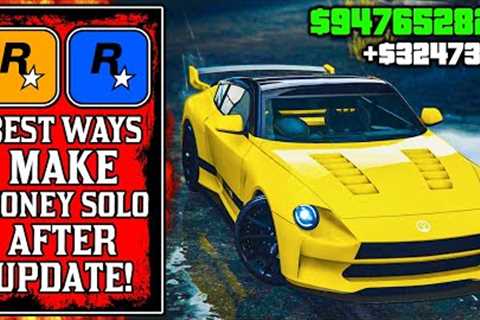 Secretly LUCRATIVE? The BEST WAYS To Make Money SOLO After UPDATE in GTA Online! (GTA5 Fast Money)