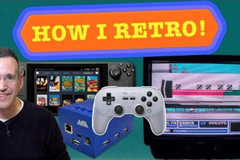 How I Play Retro Video Games These Days! MiSTer with RGB to a CRT &amp; Emudeck!