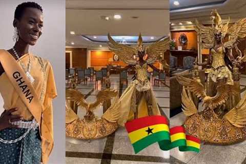 miss grand ghana national costume trending video on social media right now
