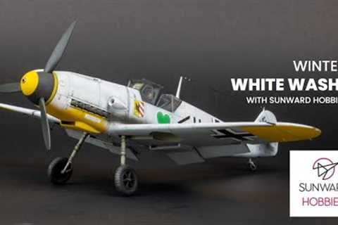 My FIRST Winter White Wash! Eduard Bf-109f-4 with Sunward Hobbies