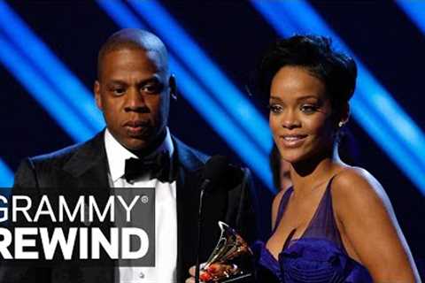 Witness Rihanna Accept Her First-Ever GRAMMY Win With JAY-Z For Umbrella | GRAMMY Rewind
