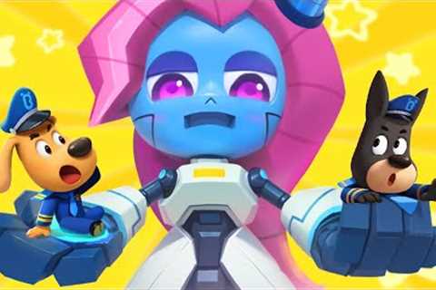 Robo-Antel X | Funny Cartoons for Kids | Police Cartoon | Sheriff Labrador