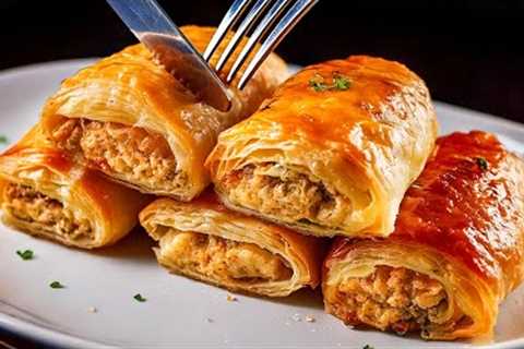This is the tastiest recipe for Chicken Rolls in Pastry! Simple and quick family dinner!
