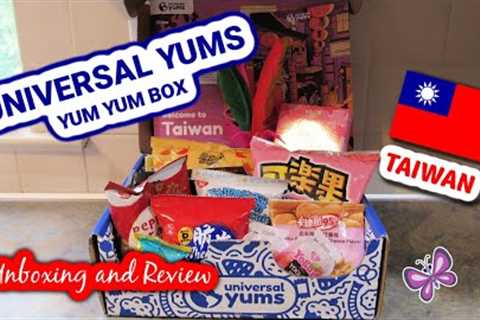 Taiwan UNIVERSAL YUMS Subscription Box Unboxing &amp; Taste Test | May 2023 Yum-Yum Box