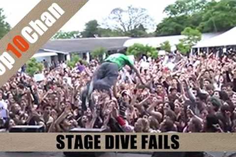 Top 10 Stage Dive Fails