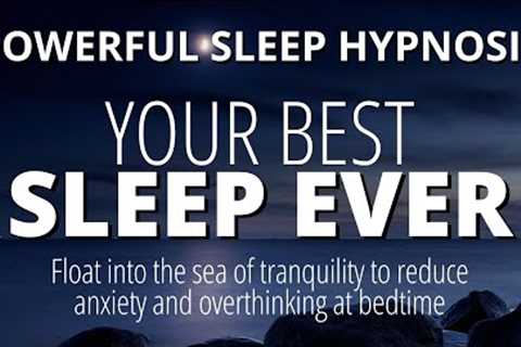 Deep Sleep Guided Meditation and Sleep Hypnosis | Reduce Stress and Anxiety | Dark Screen Experience