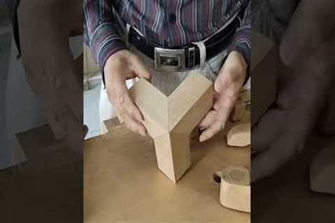 Step-by-Step Guide: Making Strong Wood Joints without Nails #shorts #carpentry #joinery
