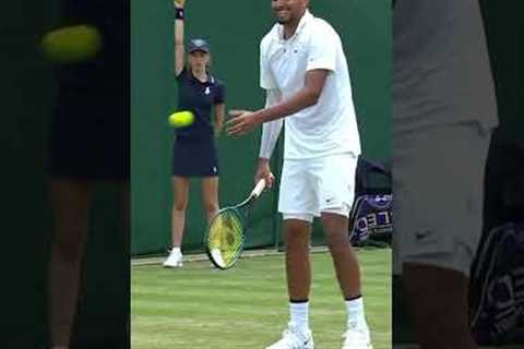 Brilliant fan joke makes Nick Kyrgios laugh mid-match