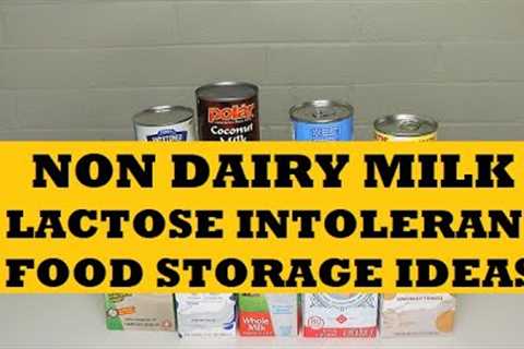 Non Dairy Milk For Prepper Pantry...Lactose Intolerant Food Storage