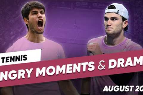 Tennis Angry Moments &amp; Drama - August 2024