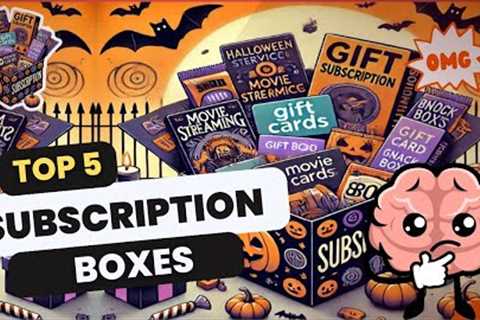 Top 5 Halloween Subscription Boxes Unboxed! Treats, Tricks &amp; Surprises Inside!