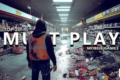Top 20 NEW Must-Play Mobile Games of OCTOBER 2024 for Android and iOS