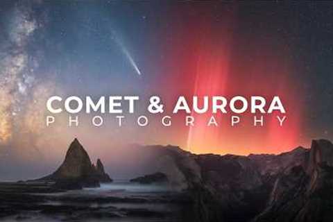 How to Photograph a Comet, The Milky Way &amp; Aurora | Landscape Photography Tips &amp; Techniques