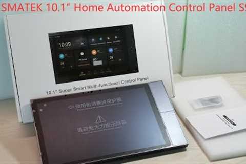 S9E Tuya 10 Smart Home Automation Control Panel Android Wall Zigbee Gateway  SMATEK China factory