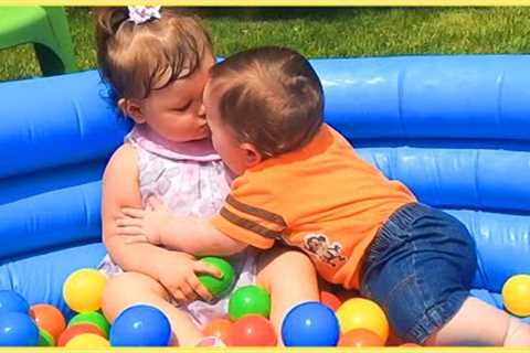 TRY NOT TO LAUGH: Funny Babies playing with BALLS || 5-Minute Fails