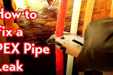PEX Pipe Leak Repair