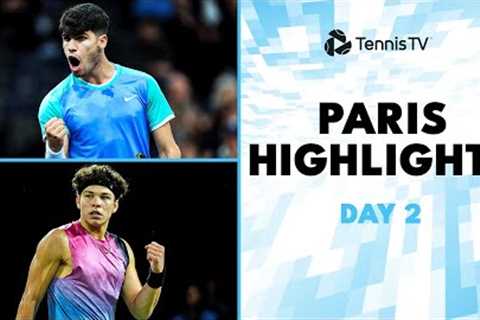 Alcaraz Faces Jarry; Shelton &amp; Moutet Clash | Paris 2024 Day 2 Highlights