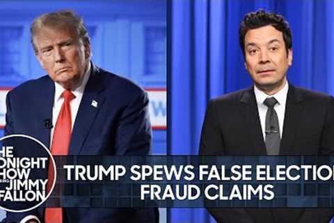 Trump Stirs the Pot with False Election Fraud Claims as Tensions Rise Ahead of Election
