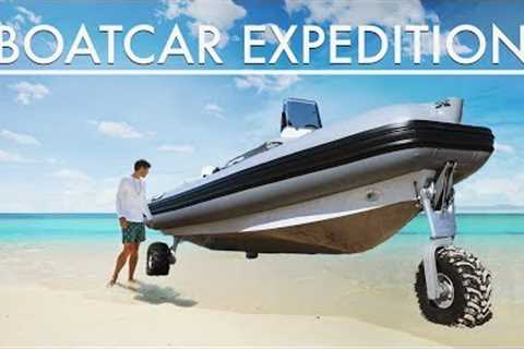 Island Hopping Siargao with an Amphibious Boat